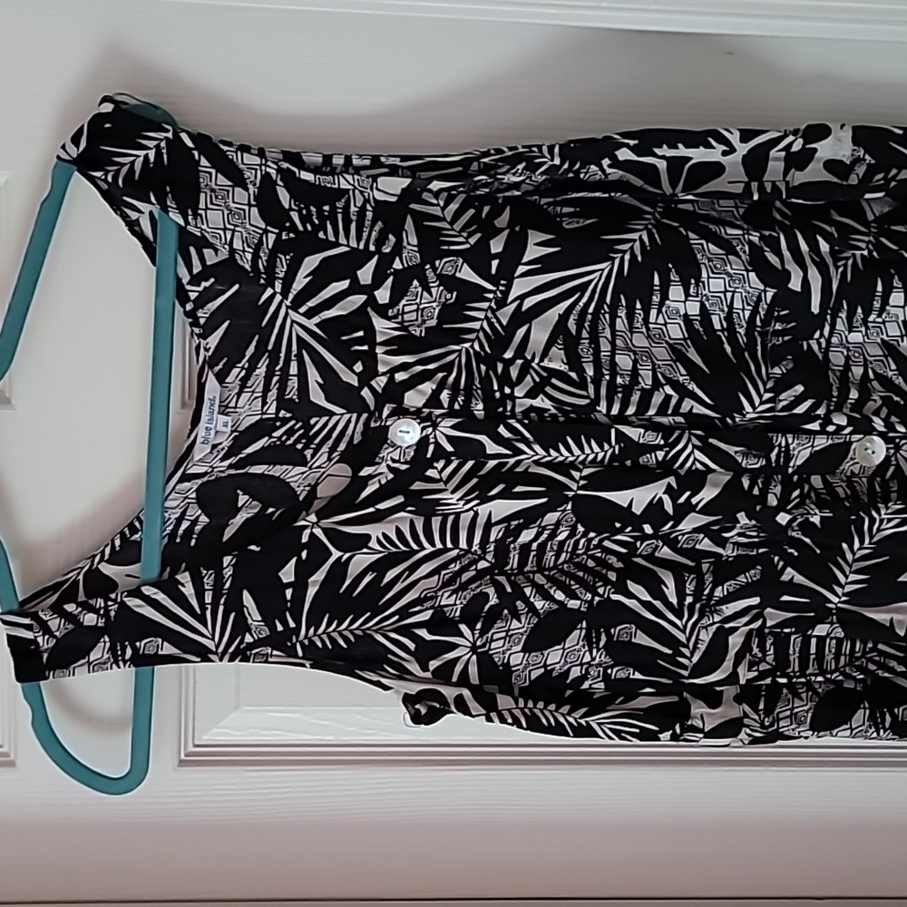 Hawaiian Print Jumpsuit XL